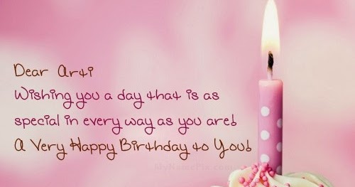 Happy Birthday Arti Birthday On Your Special Day I Am Recalling All The Times We Spent Together This Always Brings A Sweet Smile On My Face Happy Birthday To My @artidesai555 happy birthday dear arti. happy birthday arti blogger