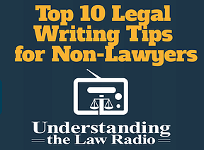 FREE E-REPORT The Top 10 Legal Writing Tips For  Non-Lawyers