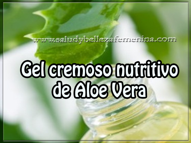 Gel cremoso nutritivo de Aloe Vera Remedios y tratamientos, cuidados del cuerpo,gel cremoso nutritivo de aloe vera
