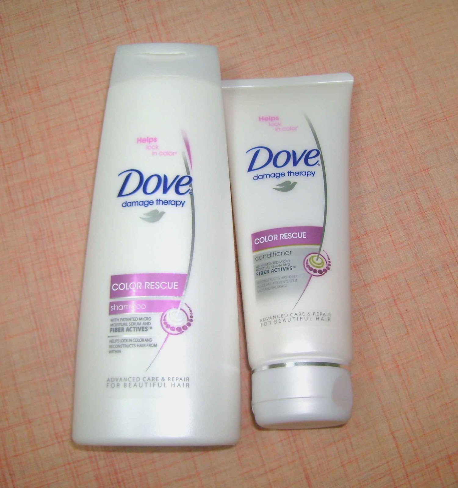 Beauty and Skin Care Tips Dove Color Rescue Shampoo and Conditioner