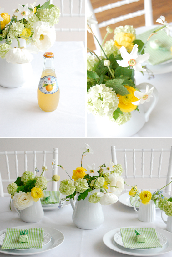 Table inspiration in green and yellow ♥ Вдъхновение в зелено и жълто