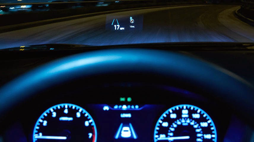 AppRadioWorld - Apple CarPlay, Android Auto, Car Technology News: Watch The  Heads-Up Display On The 2015 Hyundai Genesis In Action [Video]