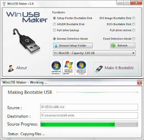 WinUSB Maker v1.7 - The Windows Setup to USB Solution