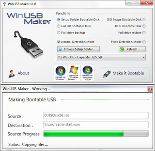 WinUSB Maker v1.7 - The Windows Setup to USB Solution