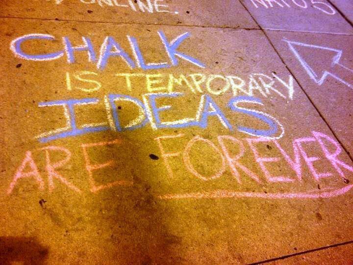 AmericanKabuki California Chalk Protester Hit With Gag Order For