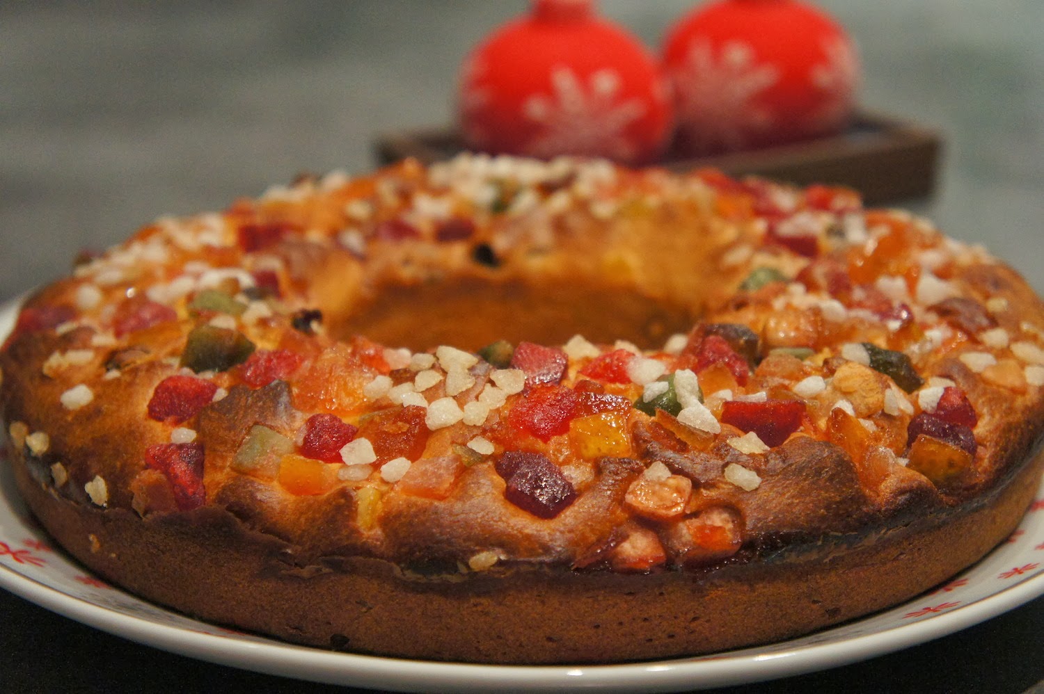 Brioche des rois aux fruits confits