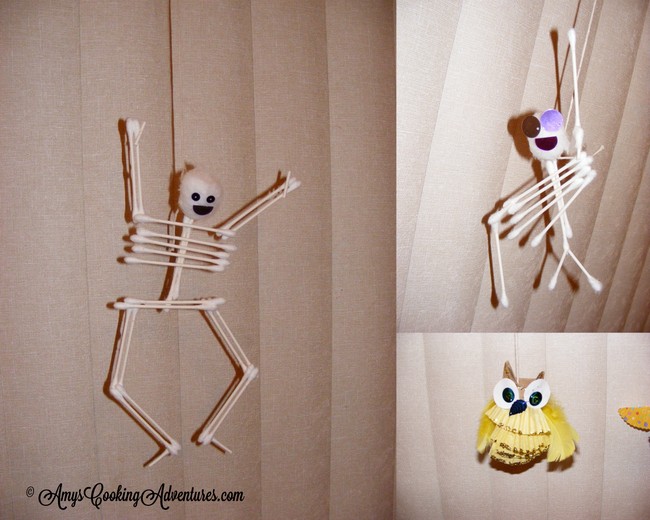 both ideas came from this months issue of disney family fun magazine we made skeletons from qtips and cotton swabs and owls from toilet paper rolls and - Family Fun Magazine Halloween Crafts both ideas came from this months issue of disney family fun magazine we made skeletons from qtips and cotton swabs and owls from toilet paper rolls and - Family Fun Magazine Halloween Crafts