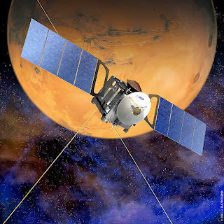 Mars express orbiter observing Ison