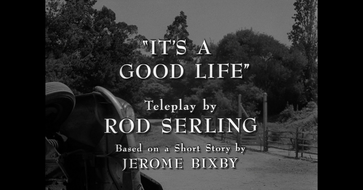 My Life in the Shadow of The Twilight Zone TZ Promo "It's a Good Life