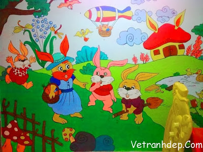 vẽ tranh tường mẫu giáo, vẽ tranh tường mẫu giáo,vẽ tranh tường mầm non