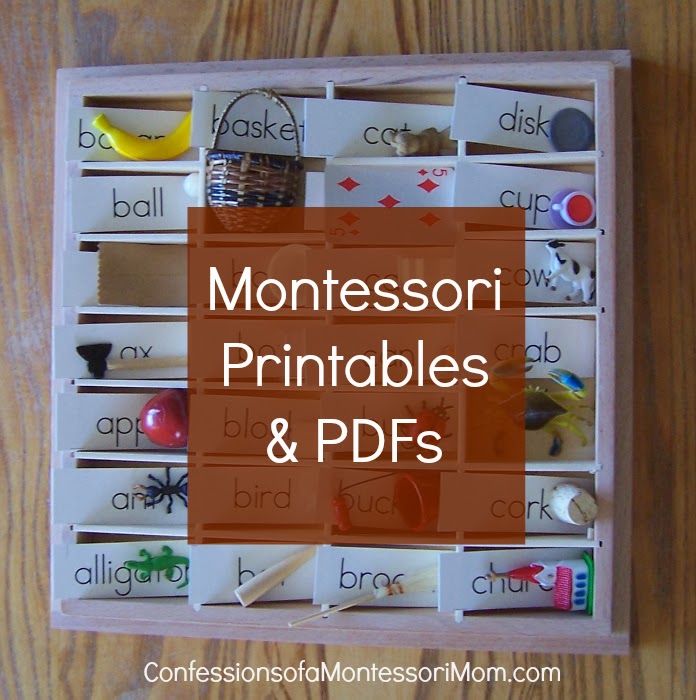 Montessori Printables & PDFs