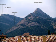 El Serrat del Migdia des del carrer de la Vinya El Serrat del Migdia des del carrer de la Vinya