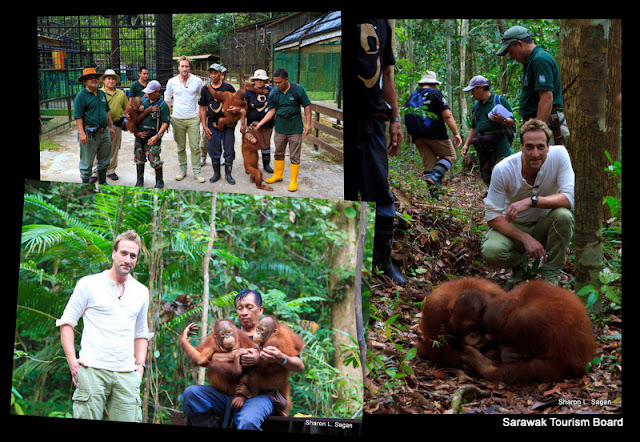The Matang Wildlife Center is managed by the Sarawak Forestry Corporation Collage of behind-the-scene shoot at Matang Wildlife Center