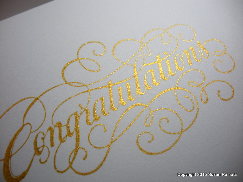 Simplicity A Lovely Gold Ink