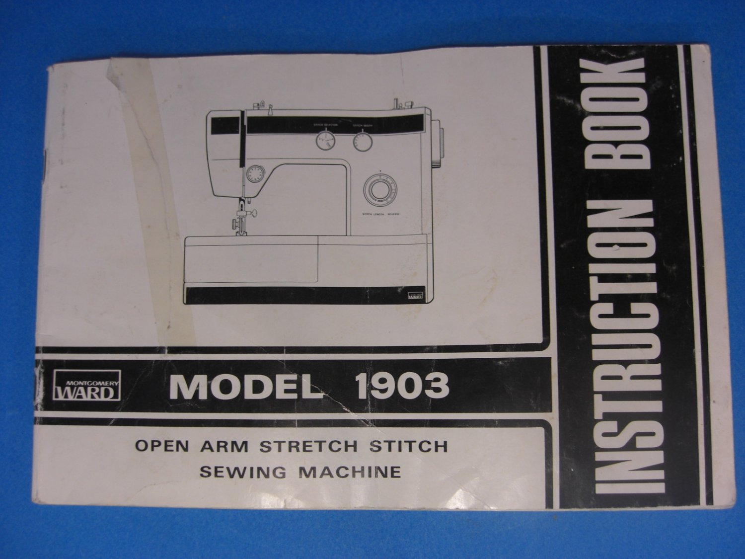 Sewing With Singer Montgomery WARD Open Arm Stretch Stitch Model 1903