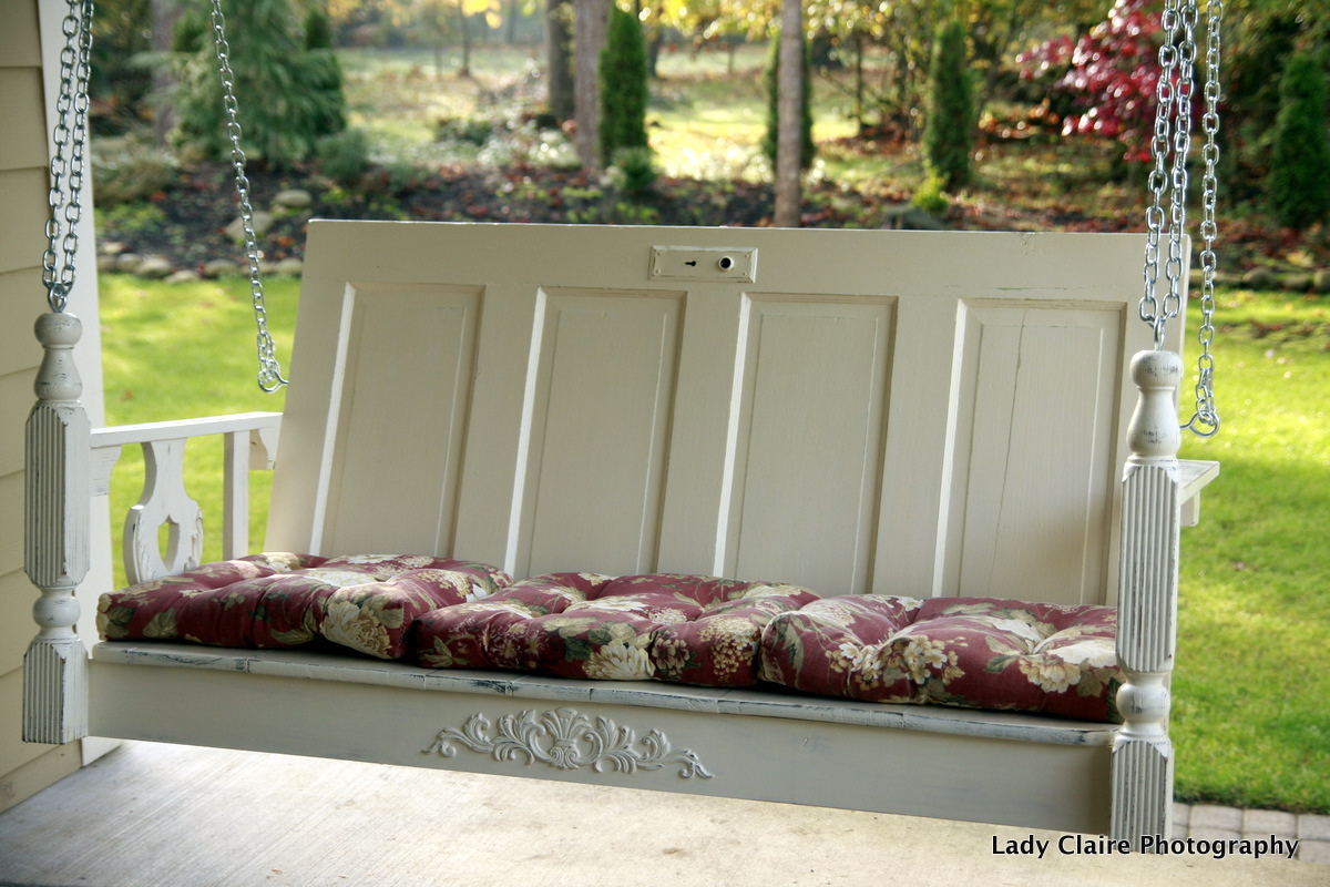 Huckleberry Lane One of a Kind Porch Swing