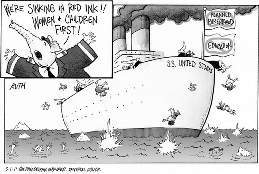 Acerbic Politics Gop And The Sinking Ship Cartoon