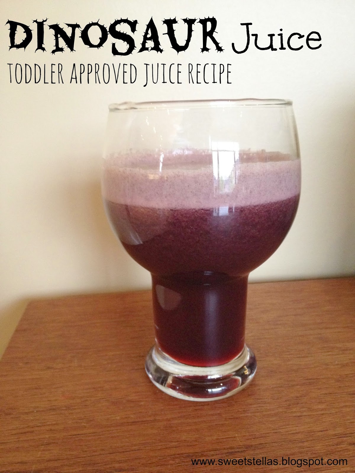 Sweet Stella's: Dinosaur Kale #Juice #Recipe for #pickyeaters