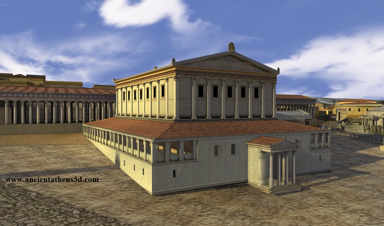MY ARCHITECTURAL MOLESKINE® THE AGORA OF ATHENS VS. THE ROMAN FORUM