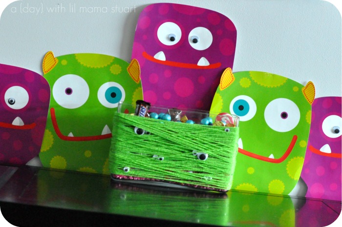 a day with lil mama stuart diy halloween monster decorations