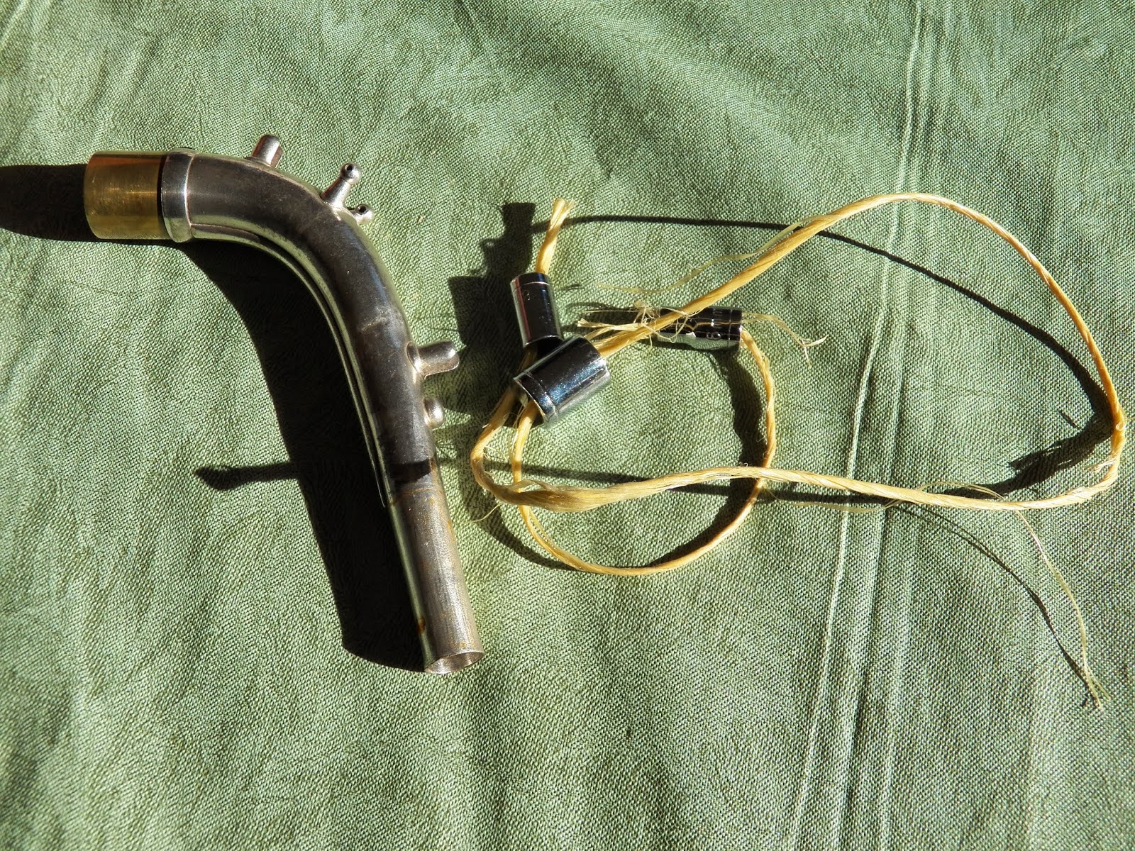 Stuff Sax Removing a Saxophone Neck Dent