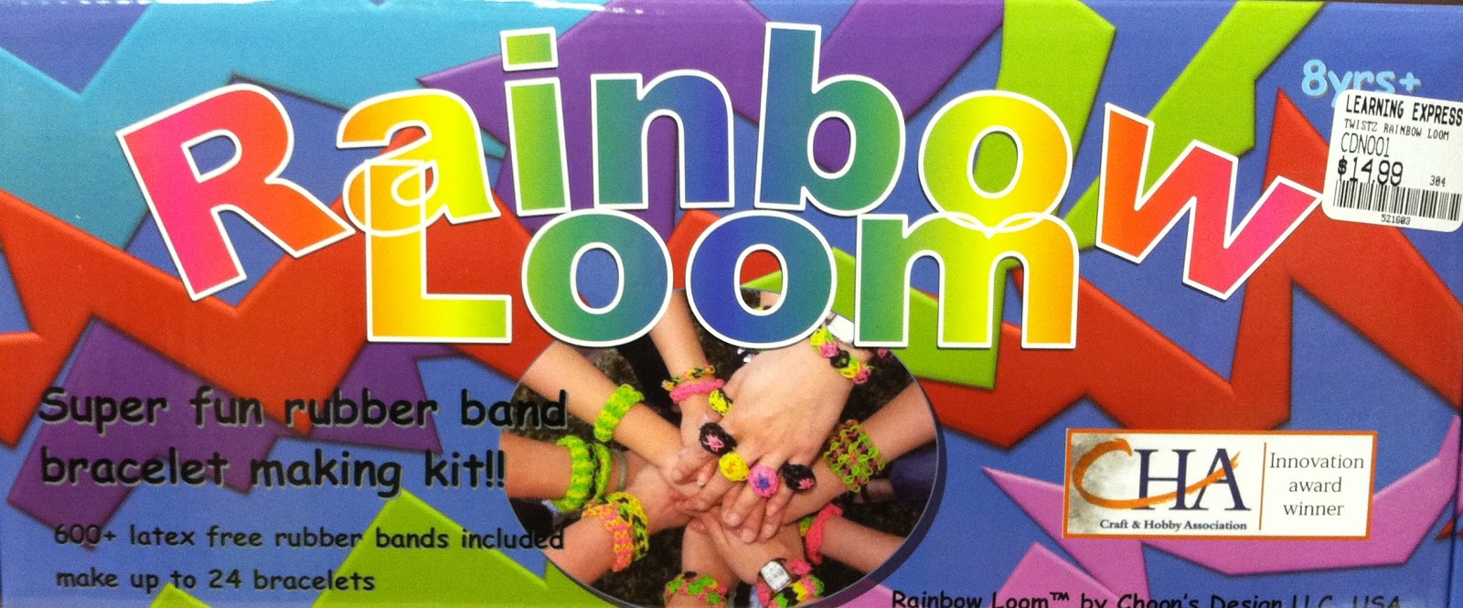 Rainbow Loom, super fun rubber band bracelet makingkit!! To make bracelets.