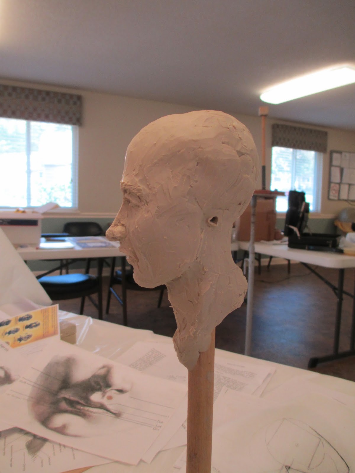 Knotty Wood Spirits Clay Sculpting Class