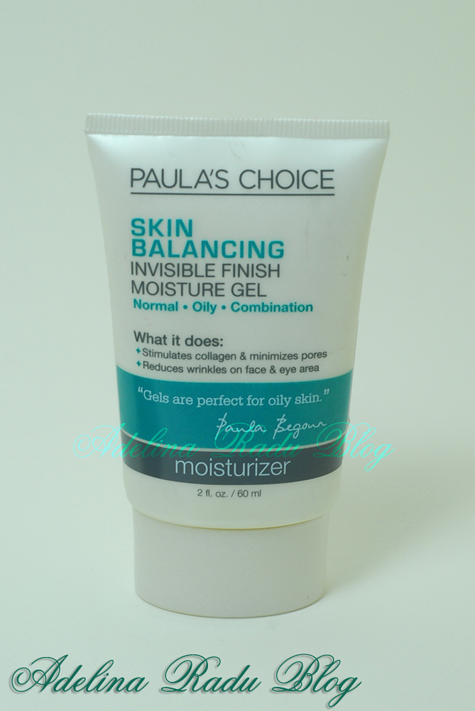 Adelina Beauty Blog Crema hidratantă Paula's Choice (Skin Balancing Invisible Finish Moisture Gel)