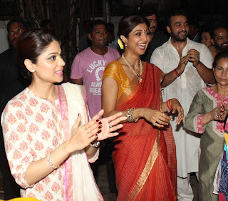 Shilpa Shetty Kundra's Ganpati Visarjan Gallery