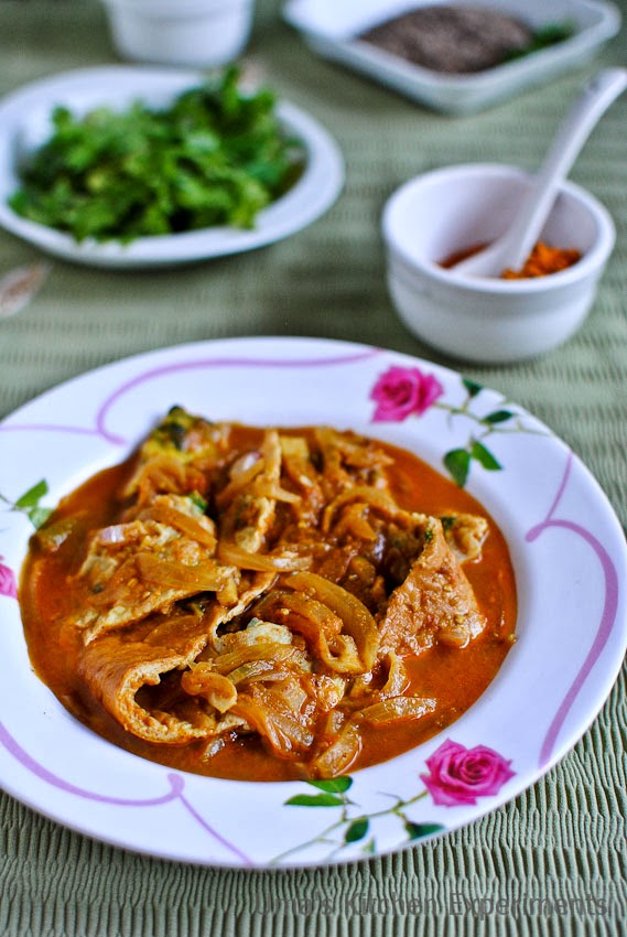 Indian Curry Trail Malabar Egg Omelette Curry