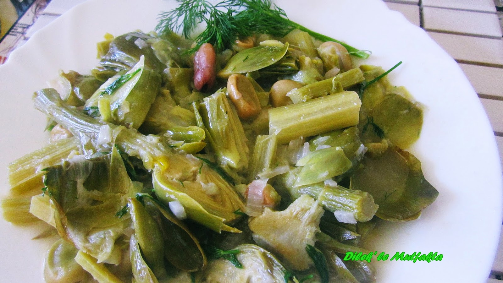 İç Baklalı Bebek Enginar Yemeği Dilek�le Mutfakta