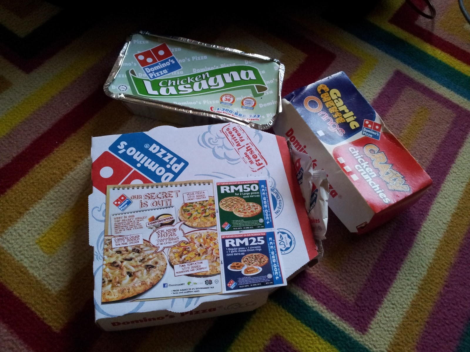 Wawa Syaida Chicken Lasagna by Domino's Pizza