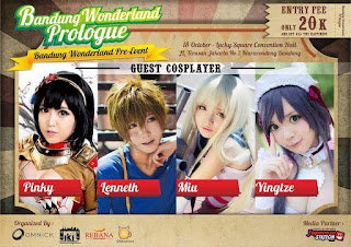 Event Jepang Cosplay Terbaru Di Bandung Wonderland Bulan Oktober 2015 Japbandung-asia.blogspot.com