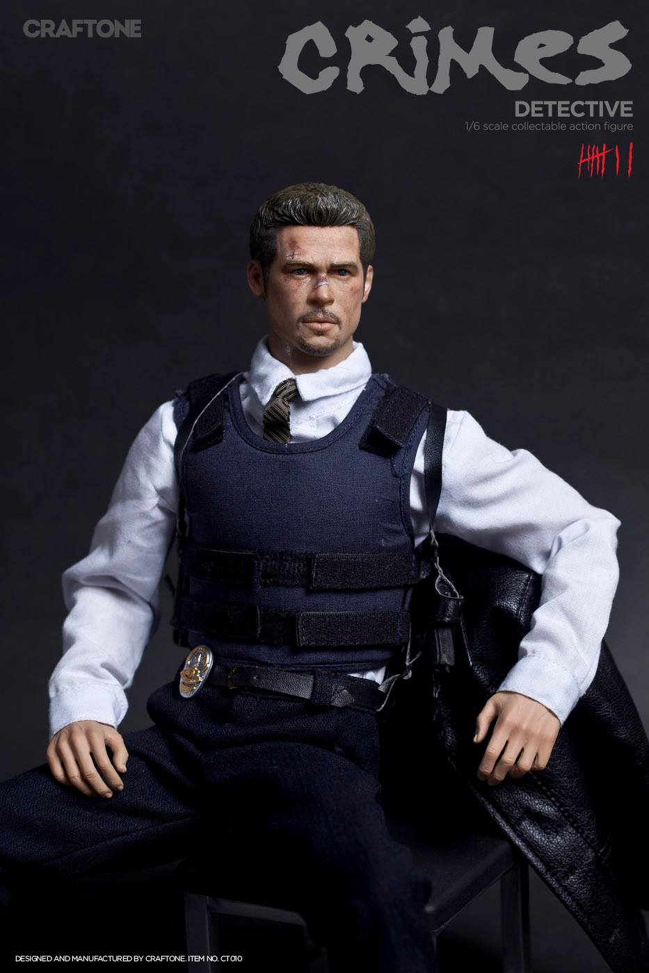 toyhaven CRAFTONE 1/6th scale CRIMES Detective 12" figure