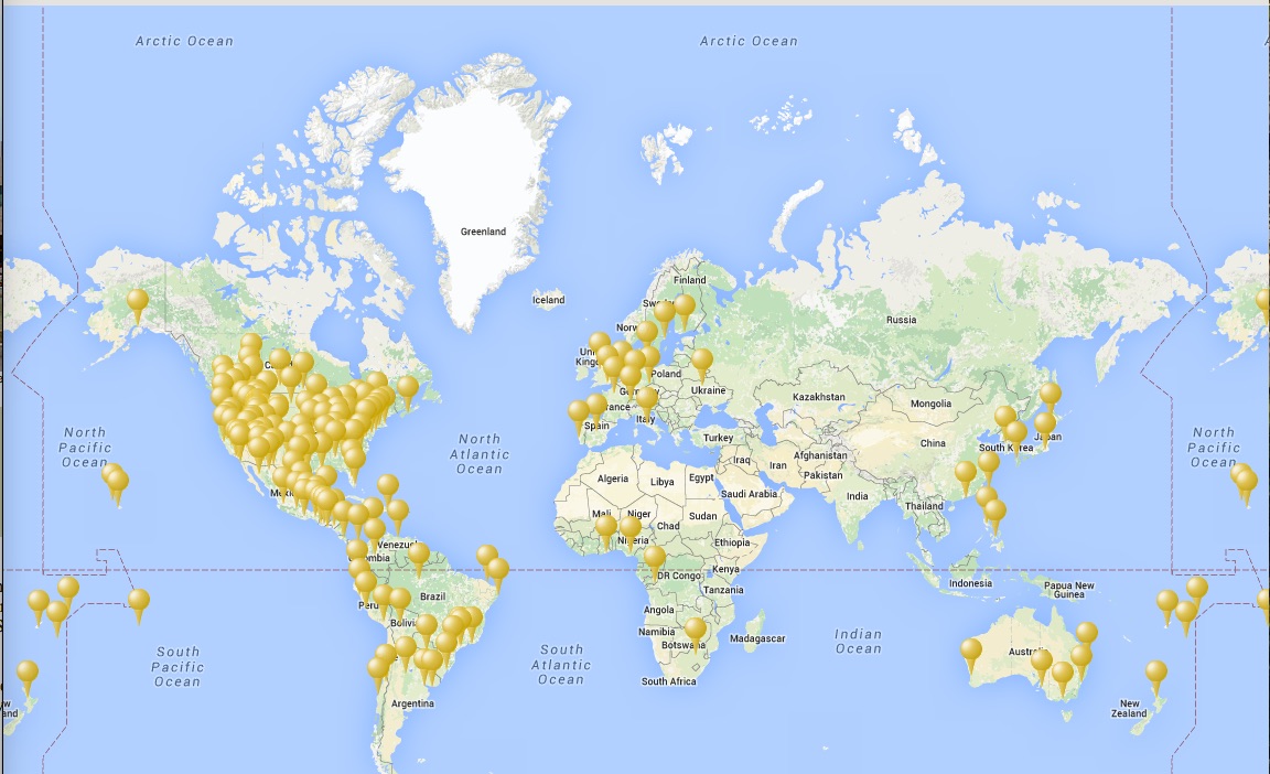Lds Temples In The United States Map United States Map