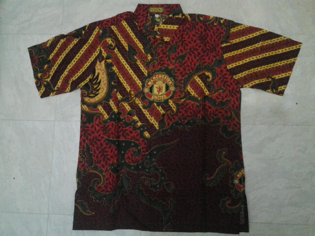 kemeja batik bola manchester united kemeja batik bola manchester united