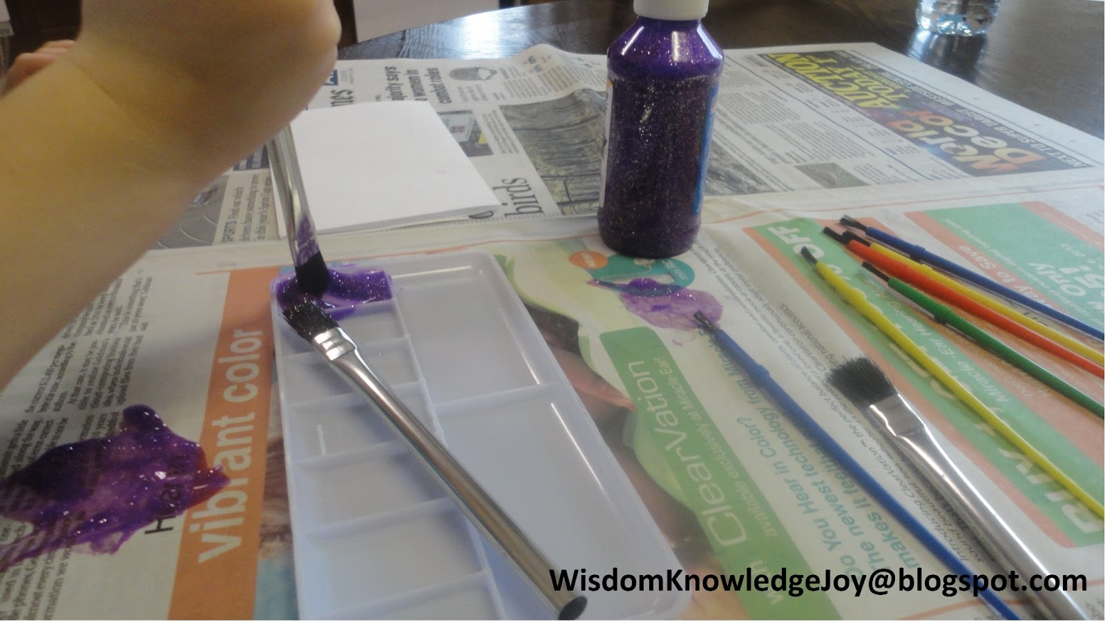 Wisdom. Knowledge .Joy Lower Stress Painting