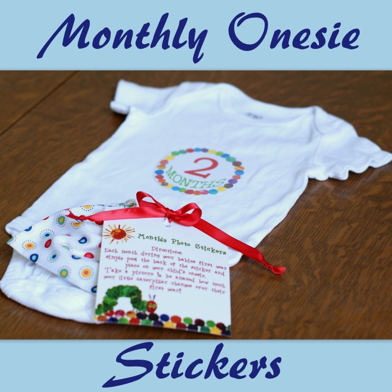 B is for Boy! Monthly Onesie Stickers {free download}