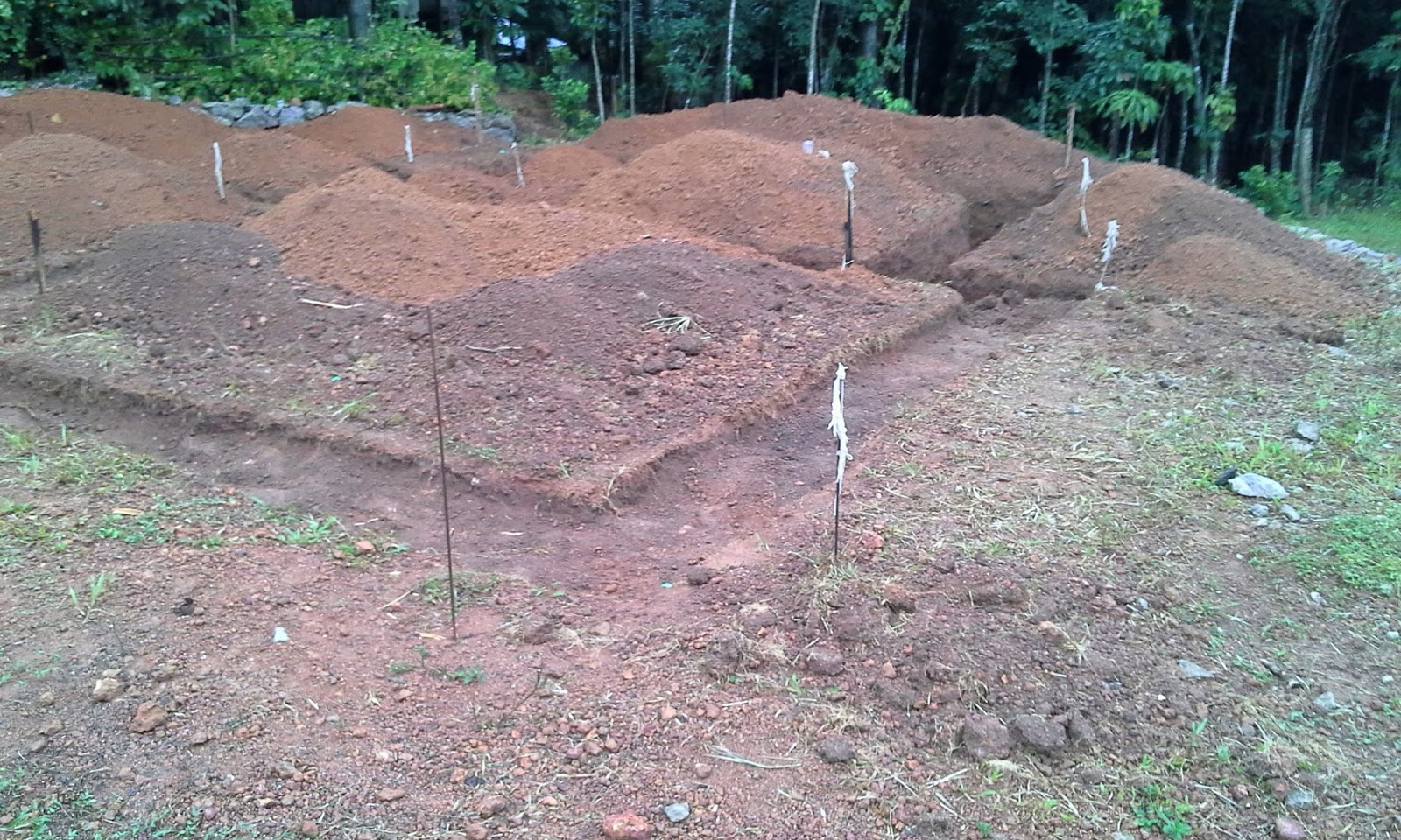 Kerala House Construction Tips 2. Setting out plan and digging