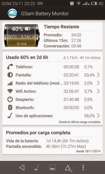 YoAndroideo.com: GSAM Battery Monitor: Buscando al culpable que nos gasta la batería YoAndroideo.com: GSAM Battery Monitor: Buscando al culpable que nos gasta la batería