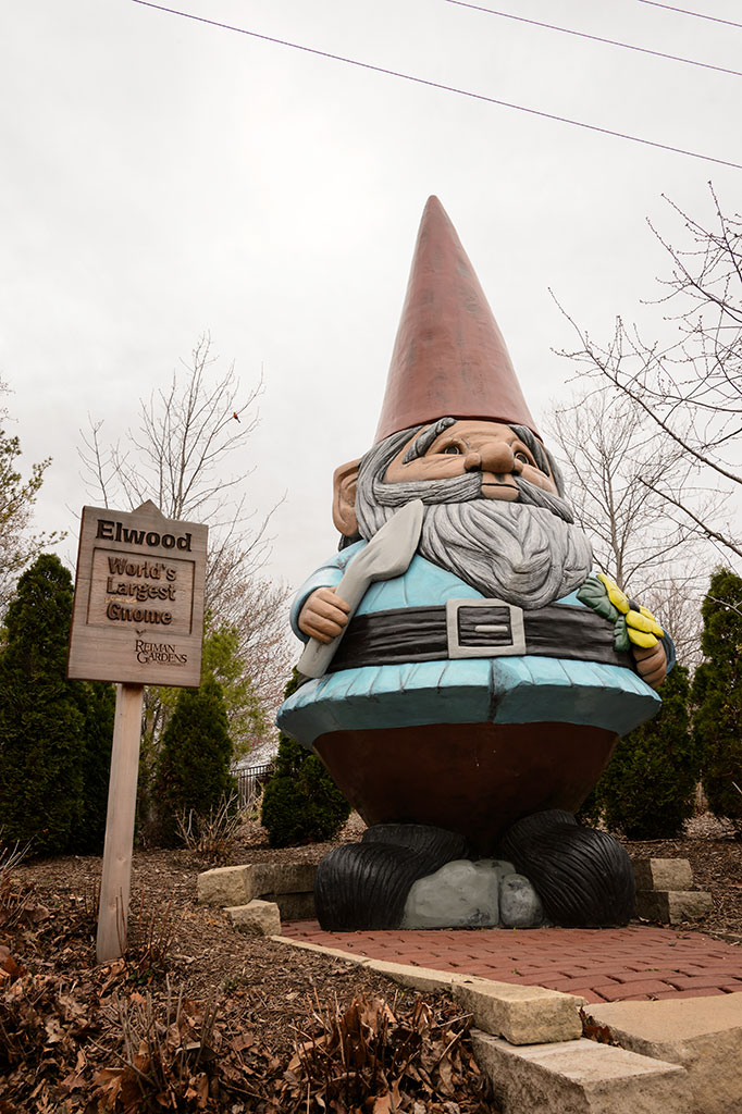Elwood, World's Largest Concrete Gnome, Aimes, IA