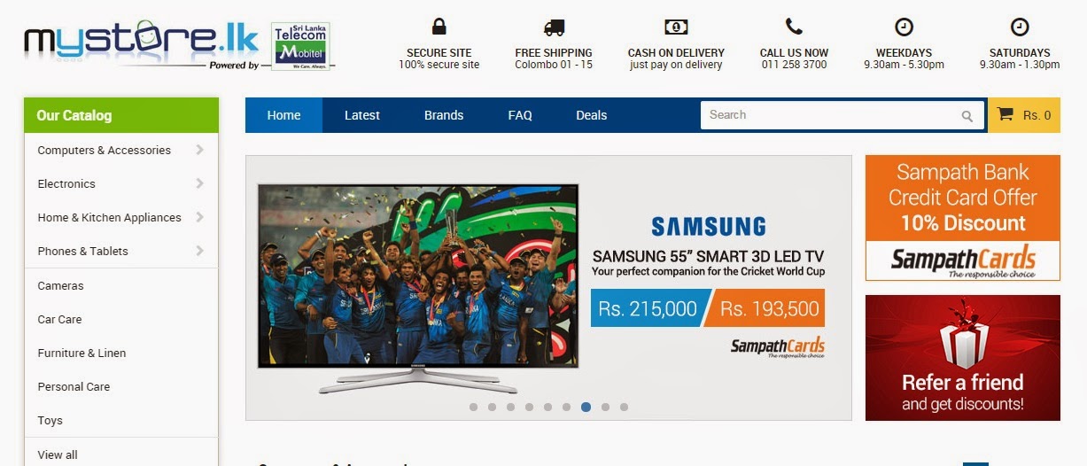 AI Best Online Shopping sites in Sri lanka