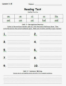 Teaching With Terhune: First Grade Yearly Spelling Lessons