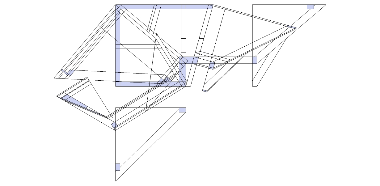 Roof Framing Geometry Valley Rafter with single Sprocket