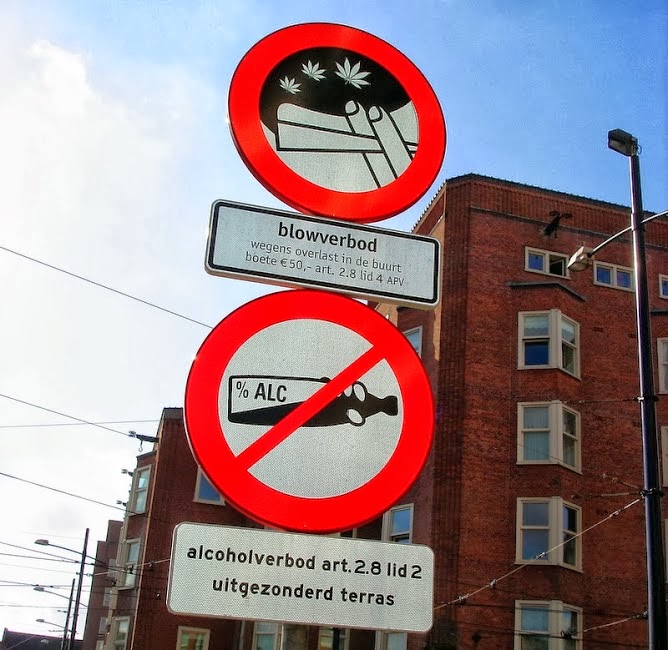 Amsterdam, Holanda: em lugares públicos só pode fumar maconha Amsterdam, Holanda: em lugares públicos só pode fumar maconha