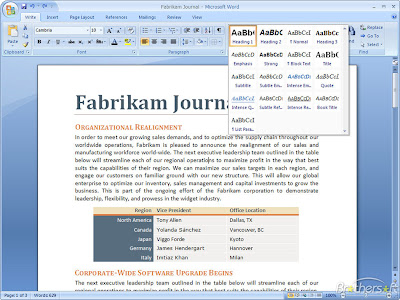 how to update office word 2007
