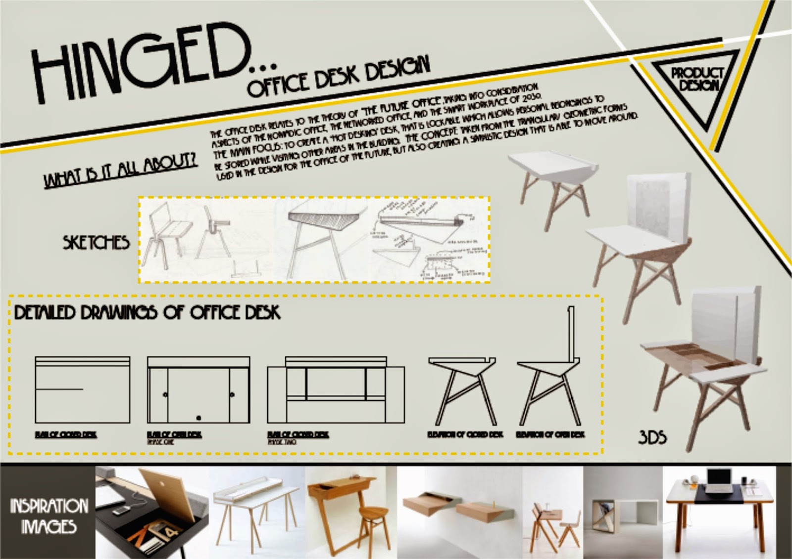 A STEP INTO THE FUTURE... Office Desk Product Design...