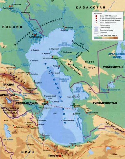 Где находится море в россии