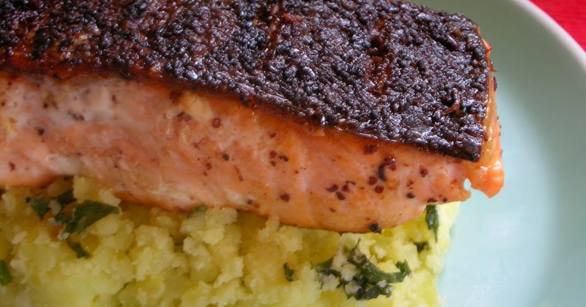 Easily Good Eats Sumac Crusted Crispy Skin Salmon Recipe
