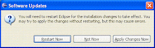 Restart Eclipse